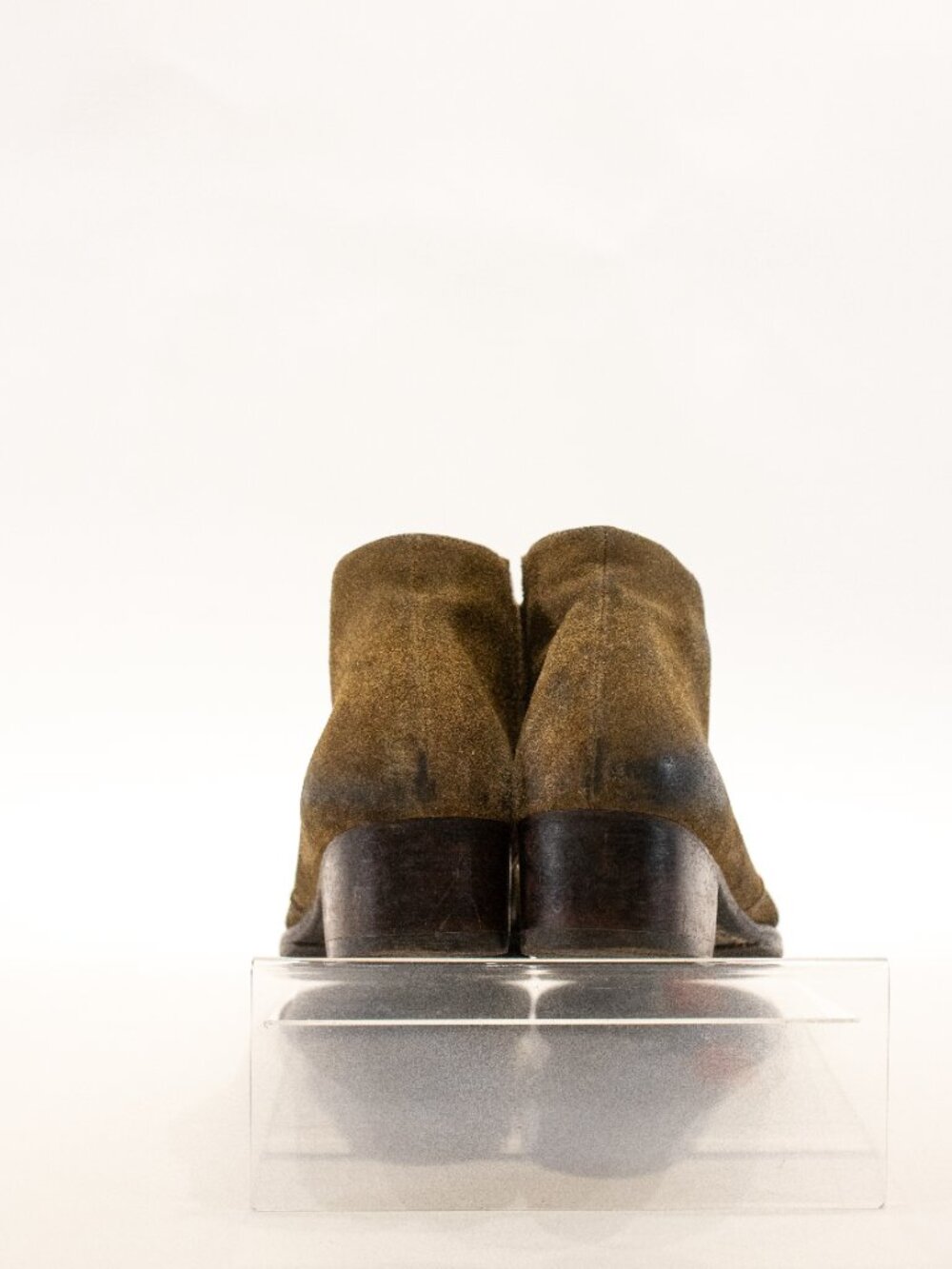 Distressed Suede Chelsea-Style Ankle Boots - Picture 3 of 4